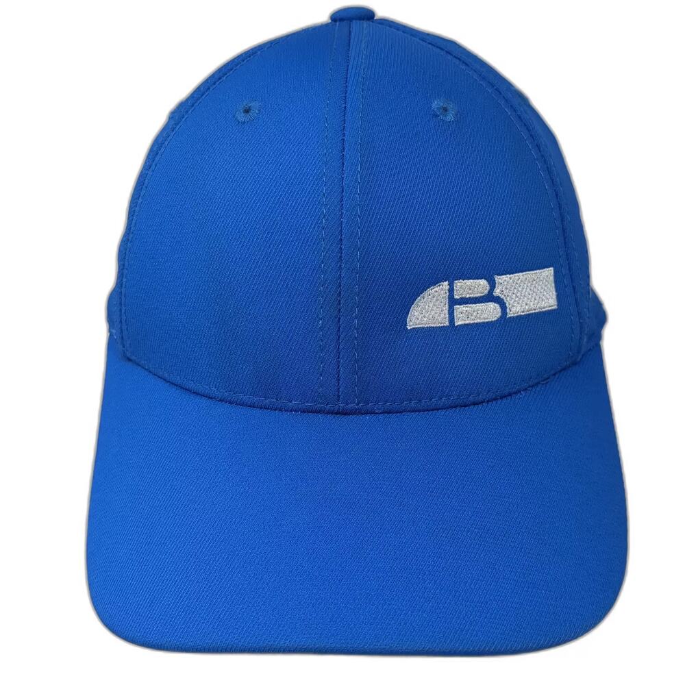 OGIO Baseball Cap Blue M Bledsoe Construction Hat Stretch Fit Embroidered